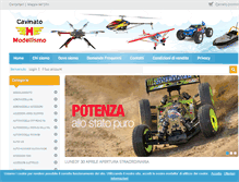 Tablet Screenshot of cavinatomodellismo.it